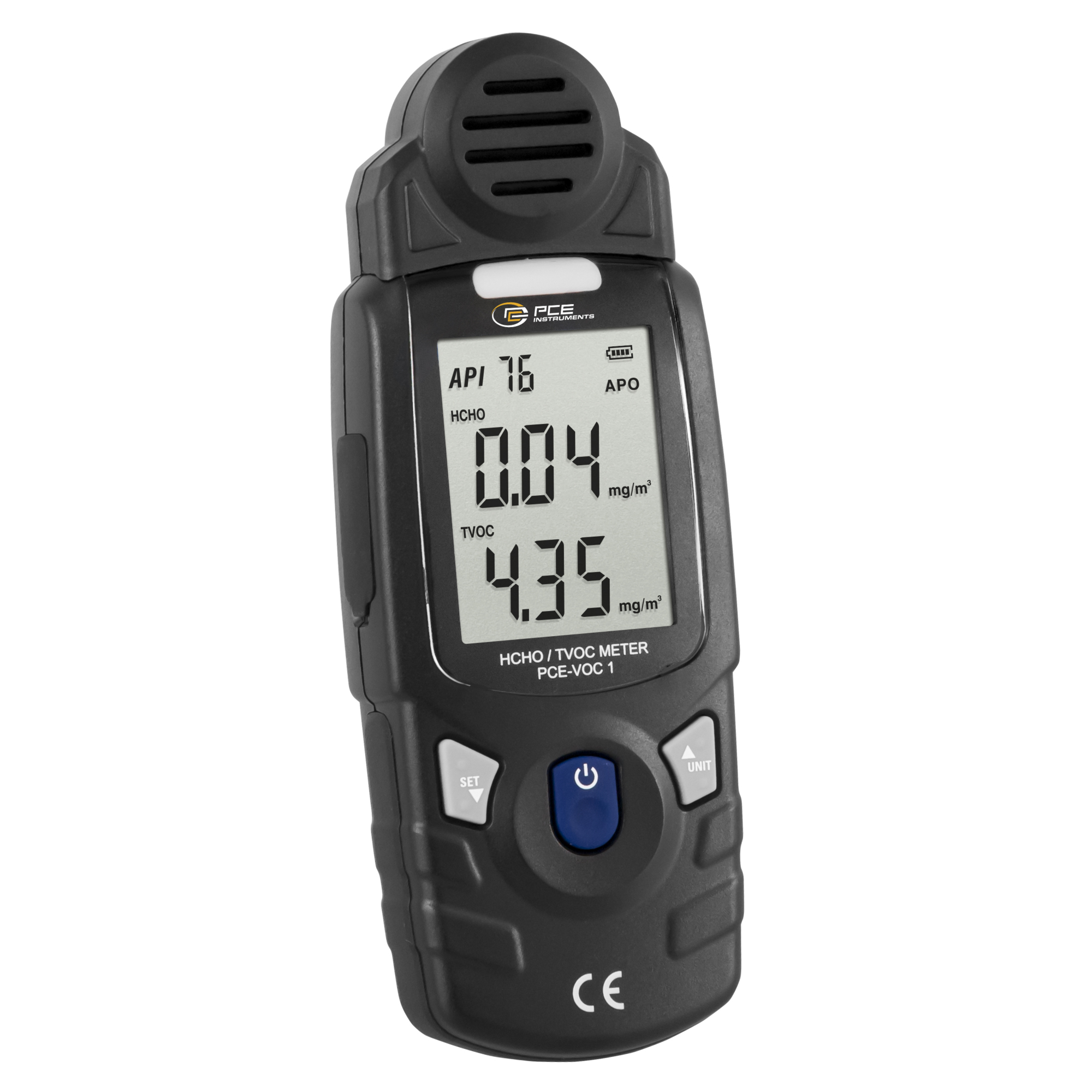 PCE Portable VOC and Formaldehyde Meter — Handheld, Indoor Air Quality Monitoring, Model# PCE-VOC 1